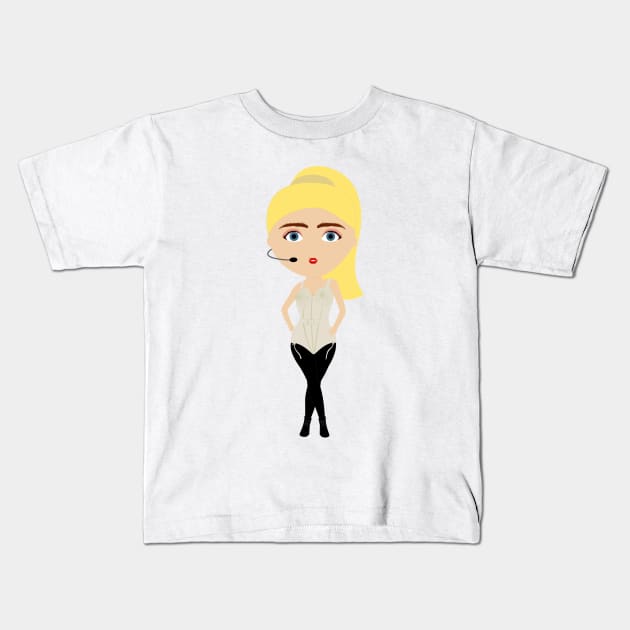 Blond Ambition Kids T-Shirt by Creotumundo